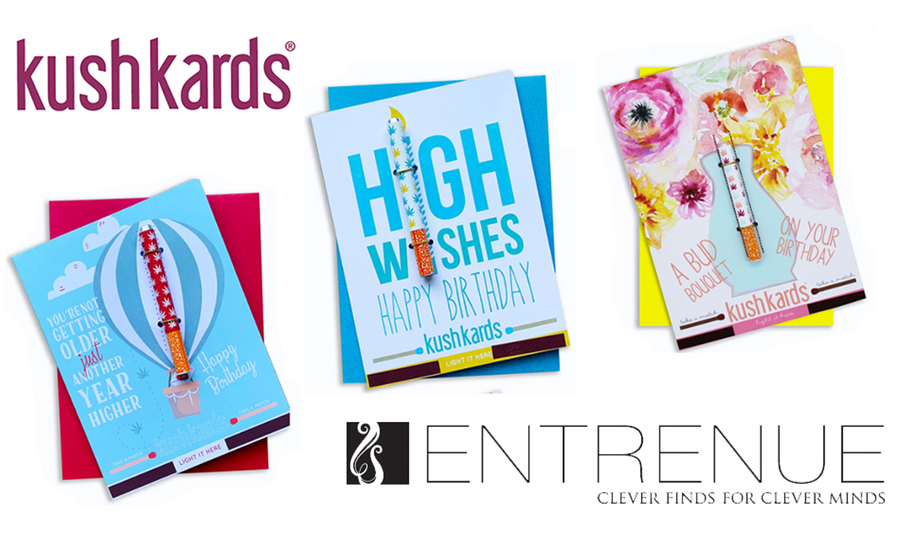 Entrenue Inks Distro Deal With KushKards, NaughtyCards