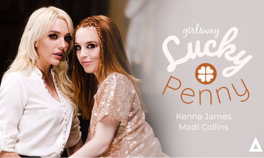 Madi Collins Joins Kenna James in Girlsway's ‘Lucky Penny’