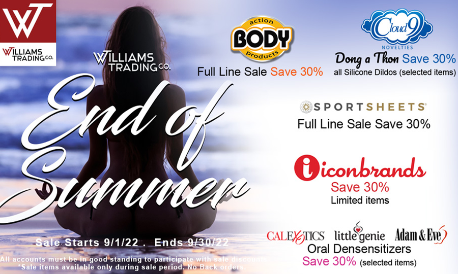 Williams Trading Co. Kicks Off End of Summer Sale