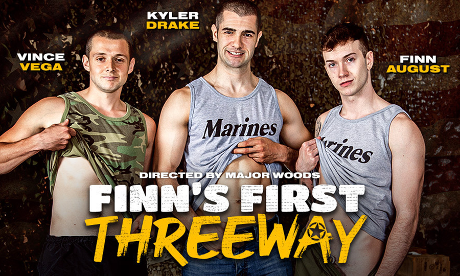 Finn August Anchors New Active Duty Scene 'Finn’s First Threeway'