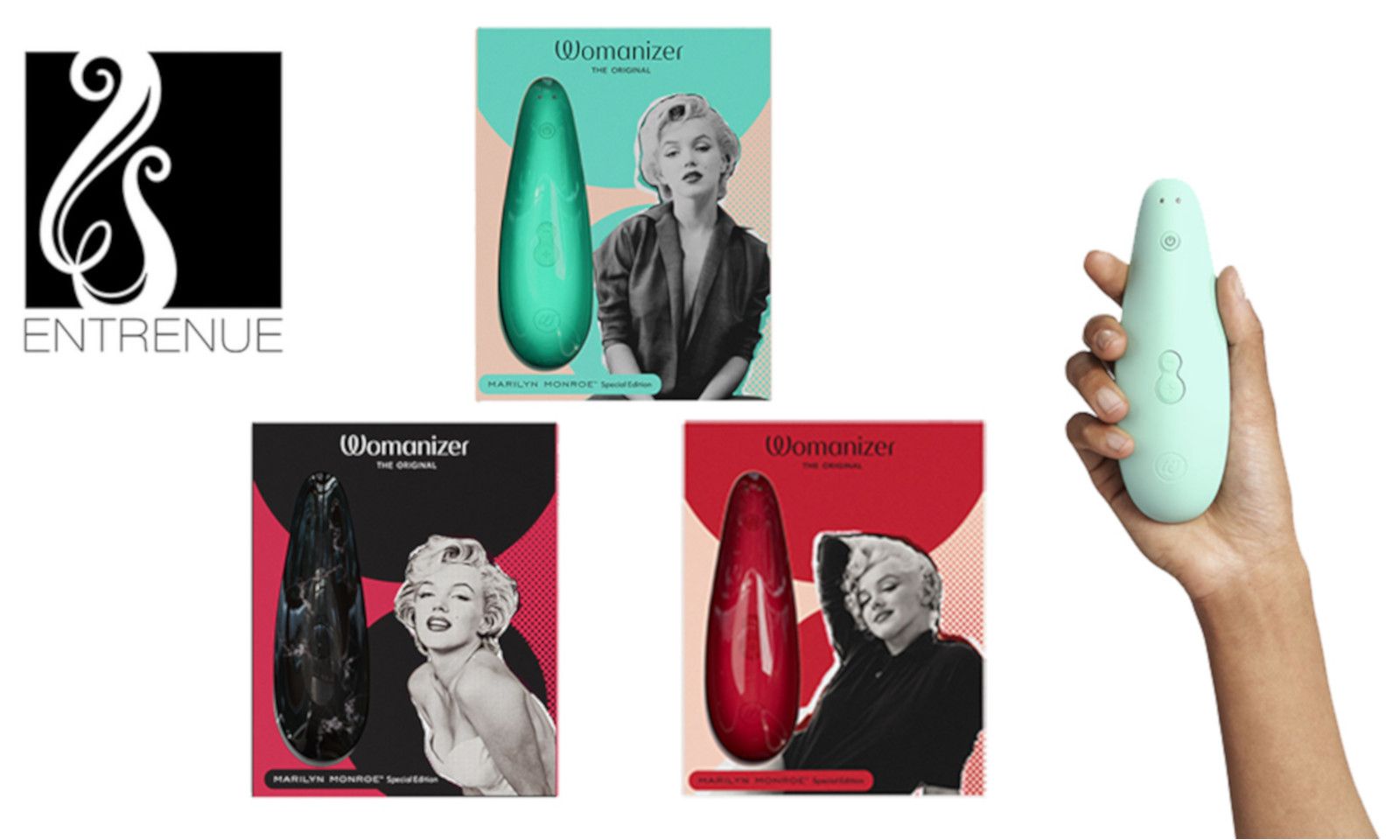 Entrenue Shipping New Womanizer Marilyn Monroe Special Edition