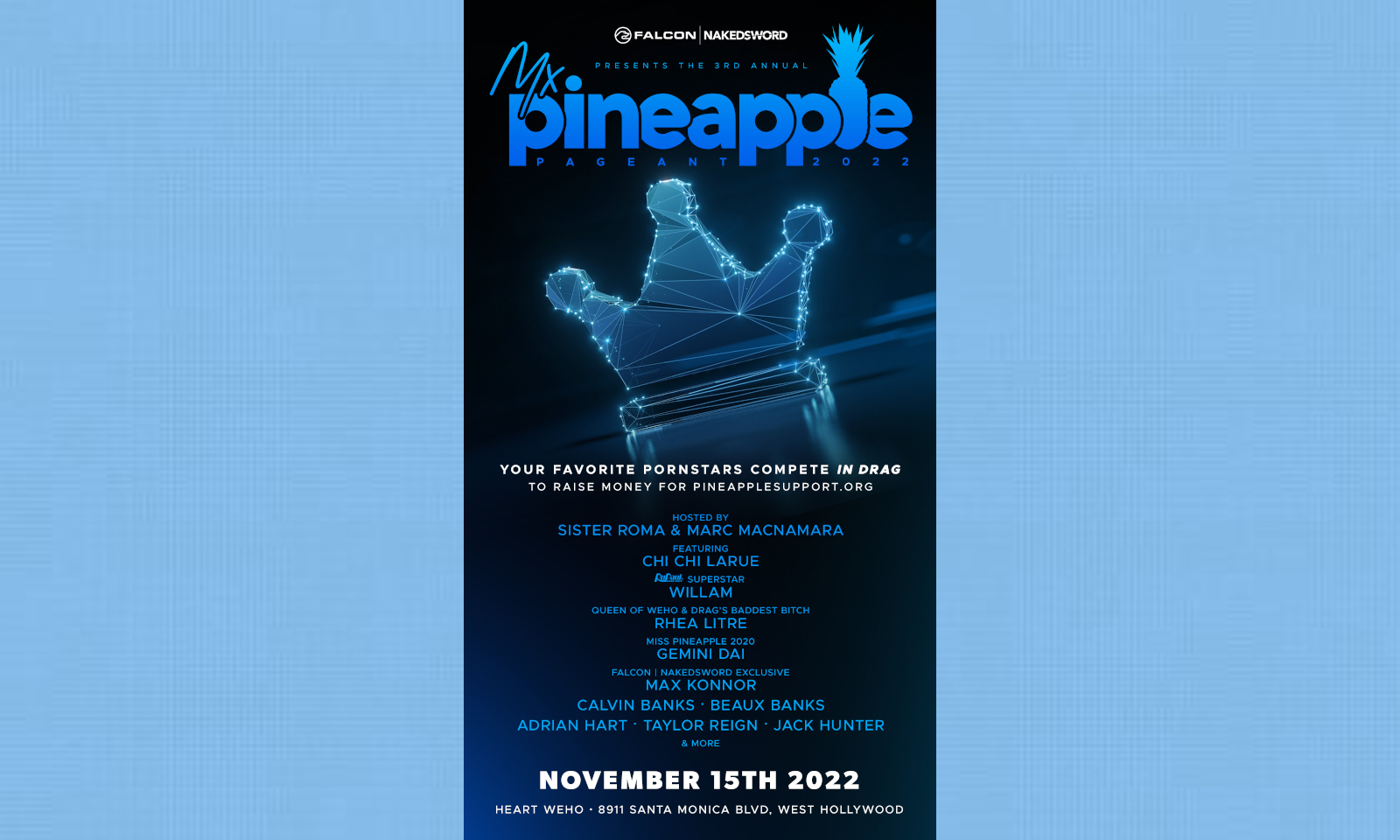 Call for First Live Mx. Pineapple Pageant Sponsors