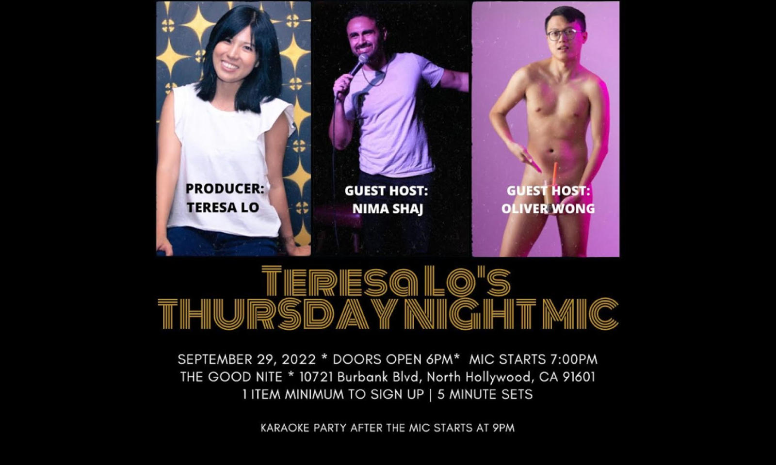 Oliver Wong Guest Hosting Teresa Lo’s Thursday Night Mic