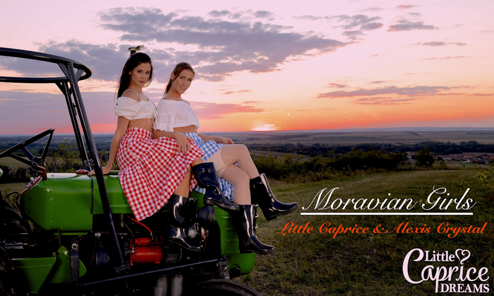 Little Caprice & Alexis Crystal Perform in Moravian Wine Fields
