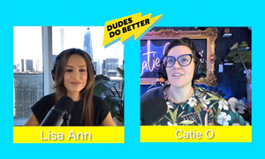 Catieosaurus Pays a Visit to Lisa Ann's 'Dudes Do Better' Podcast