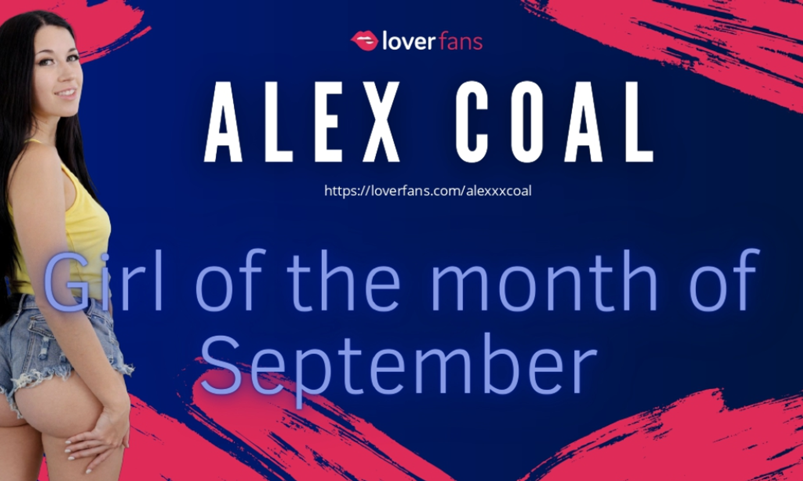 Alex Coal Named LoverFans' Girl of the Month for September