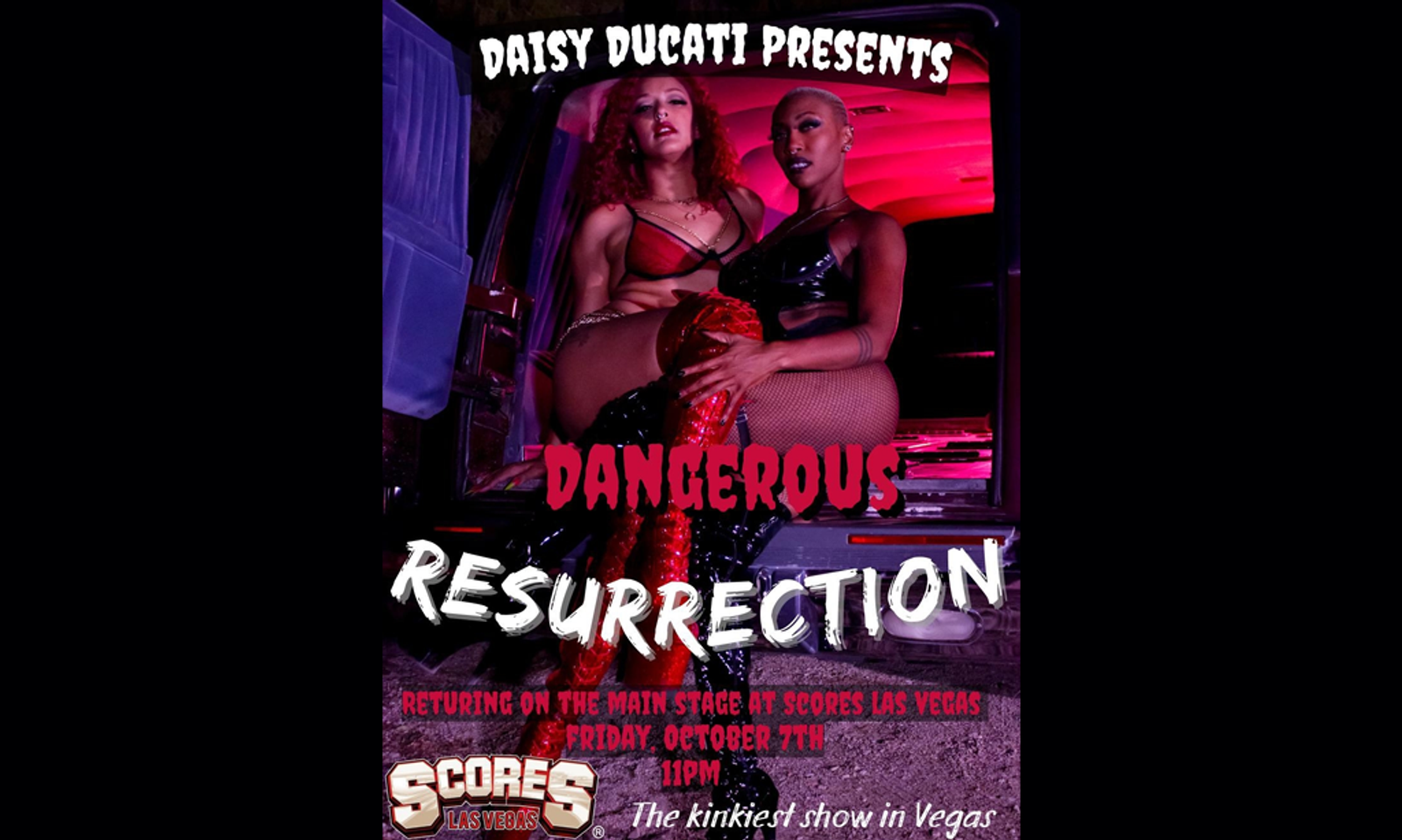 Daisy Ducati Presents Burlesque Event 'Dangerous Resurrection'