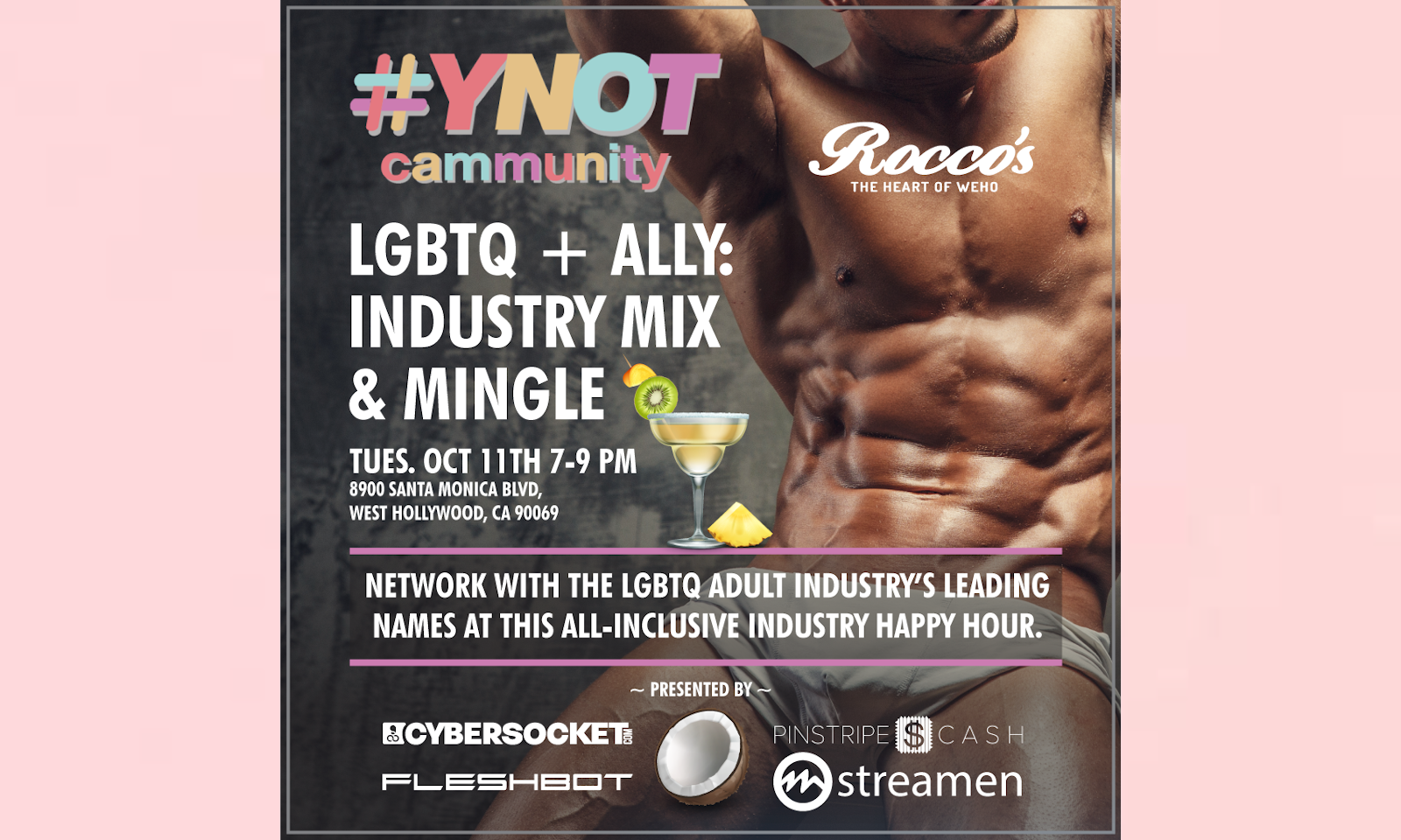 Cybersocket & Fan.Management Present LGBTQ+ Ally Industry Mixer