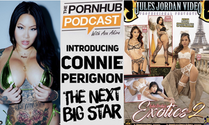 Connie Perignon Guests on Pornhub Podcast, Lands First DVD Cover