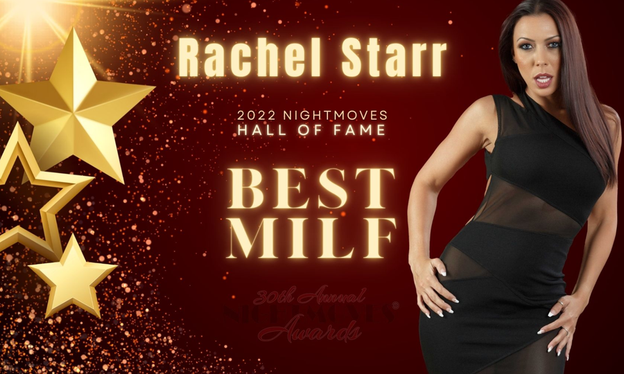 Rachel Starr Honored as NightMoves Awards' Best MILF Performer