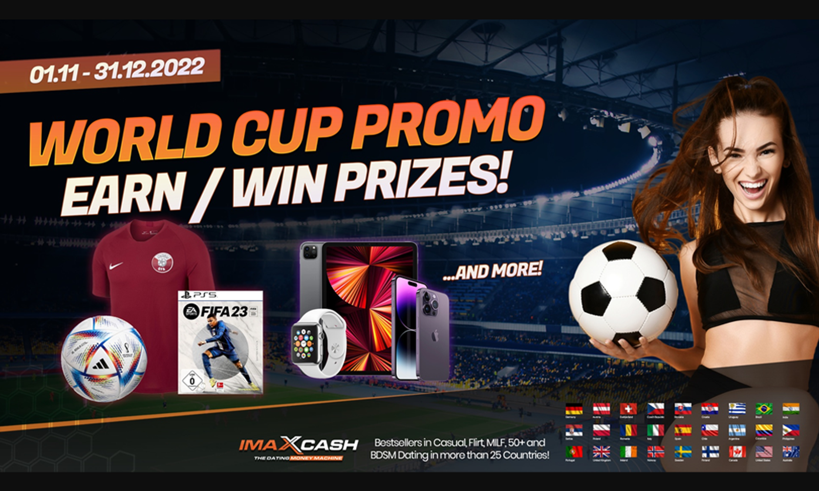 imaXcash Announces Prizes at World Cup Promo