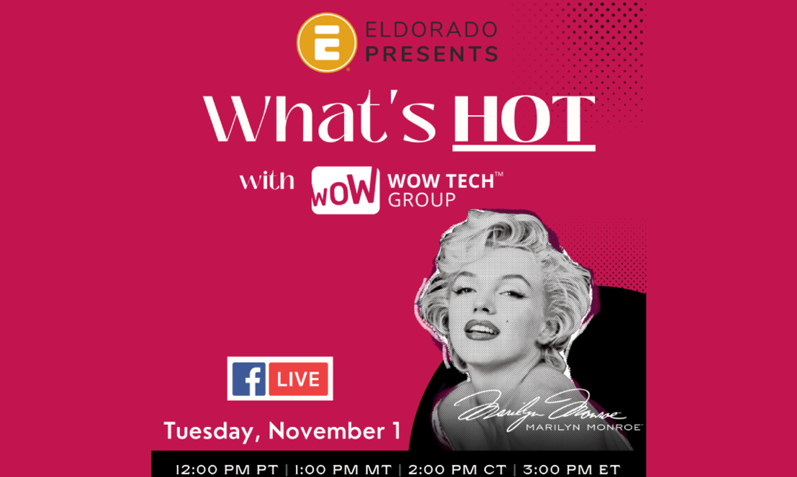 Eldorado Trading to Host Facebook Live Event With WOW Tech