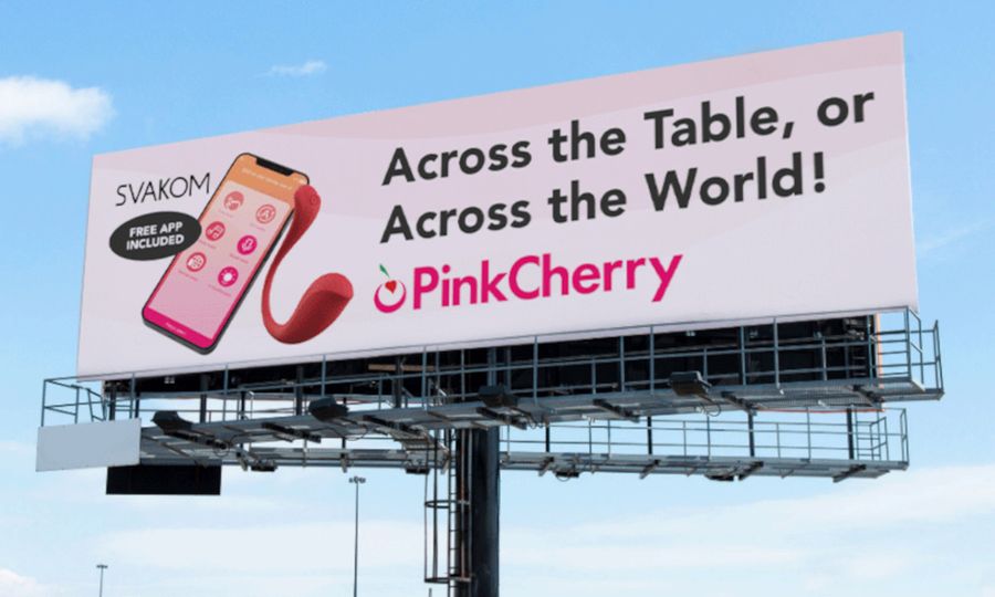 Svakom Unveils Billboard with PinkCherry, Marks 10th Anniversary