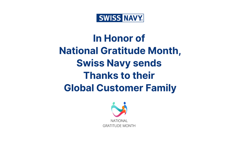 Swiss Navy Thanks Customers to Celebrate National Gratitude Month
