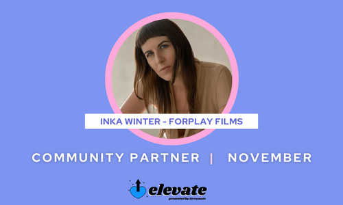 Elevate Announces Inka Winter as November 2022 Community Partner