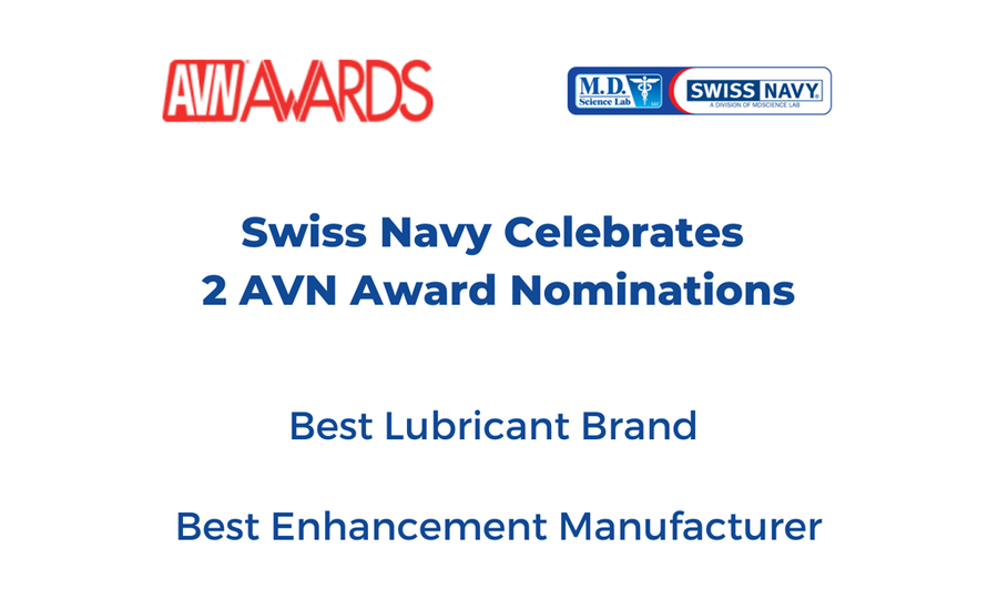 Swiss Navy Celebrates Two AVN Award Nominations