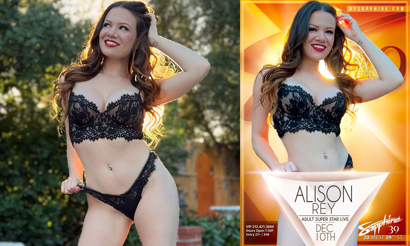 Alison Rey to Make NYC Feature Dance Debut at Sapphire 39