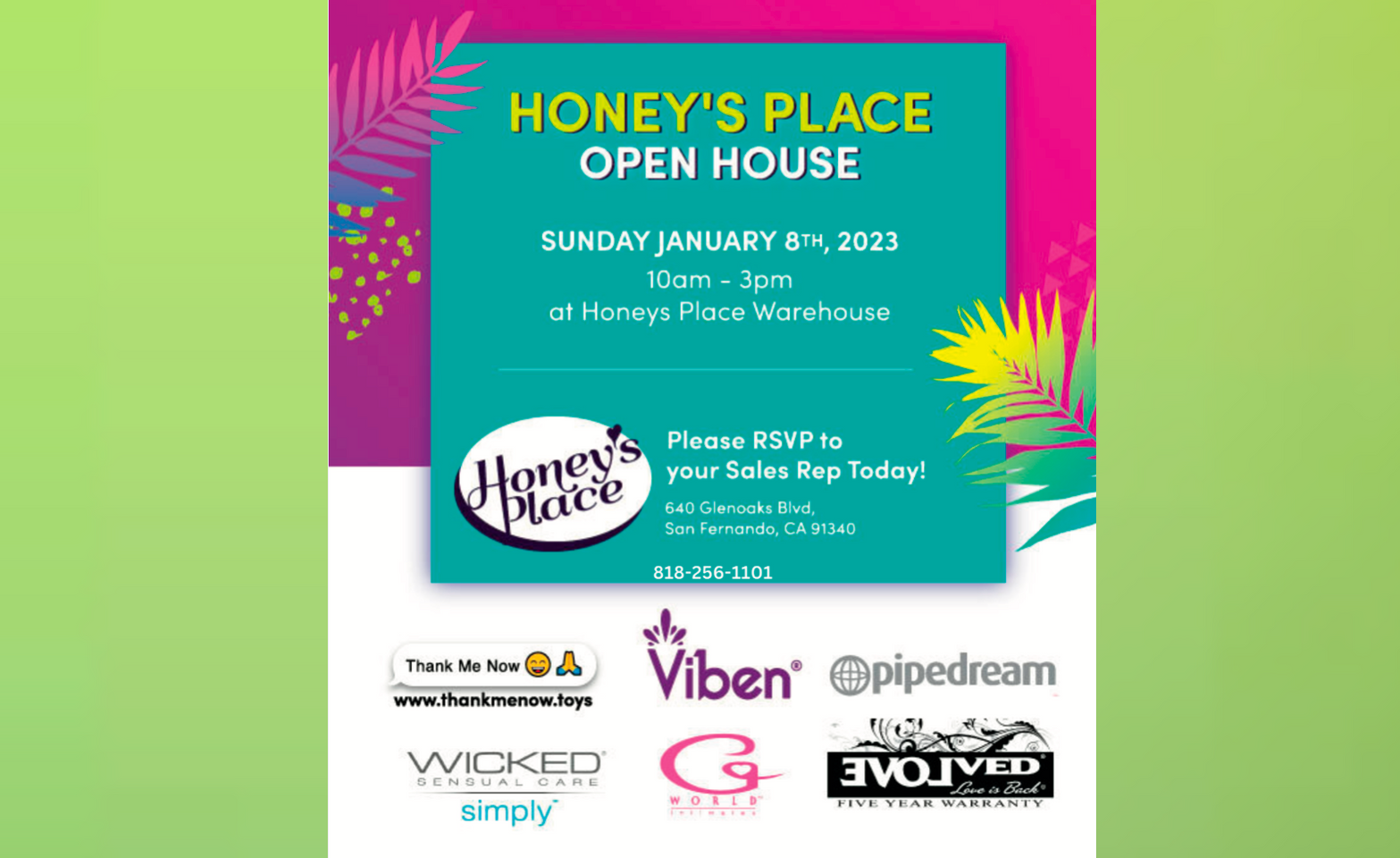 Honey’s Place to Host Open House on January 8