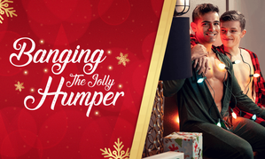 Damian Night Makes Men.com Debut in 'Banging the Jolly Humper'