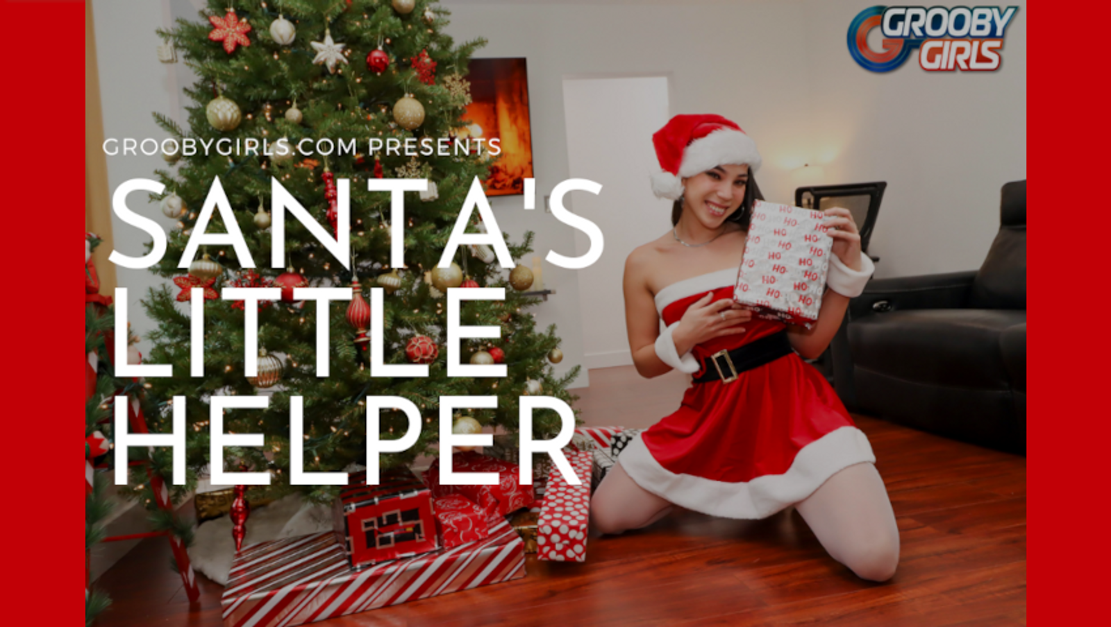 Kasey Kei Appears in 'Santa’s Little Helper' on GroobyGirls.com