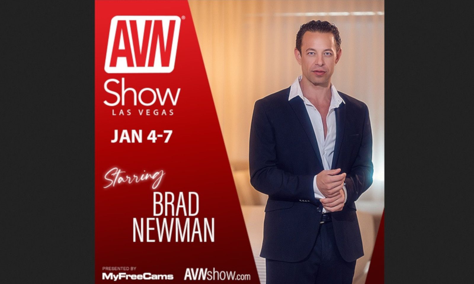 Brad Newman Set to Appear at AEE, AVN Awards