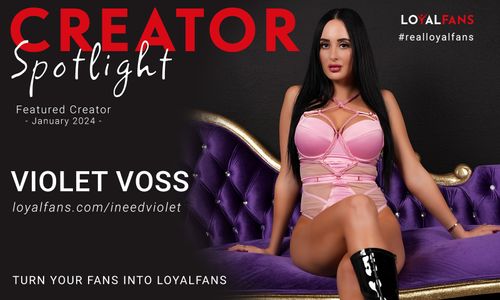 LoyalFans Names Violet Voss as January 2024 Featured Creator