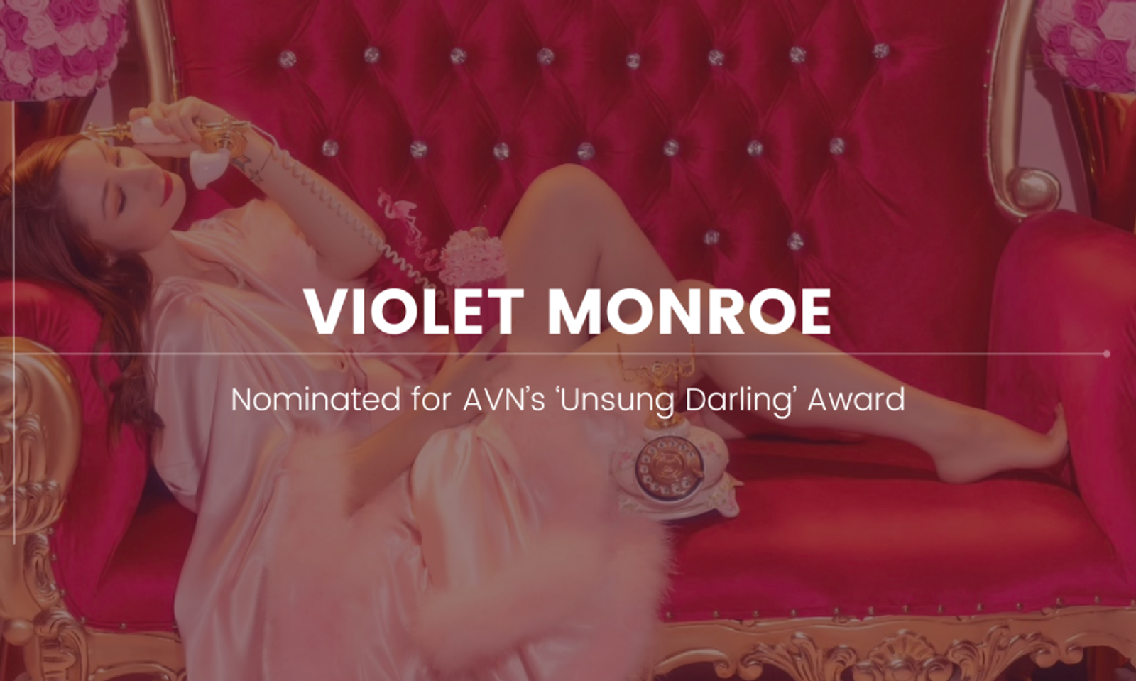 Violet Monroe Earns AVN Award Nomination for Unsung Darling