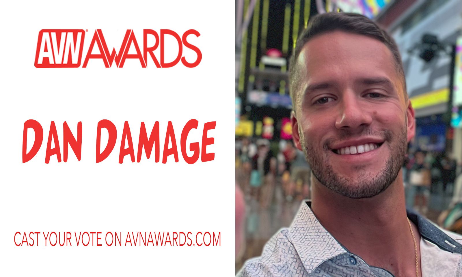 Dan Damage Collects Two Nominations in 2024 AVN FanVoted Awards AVN
