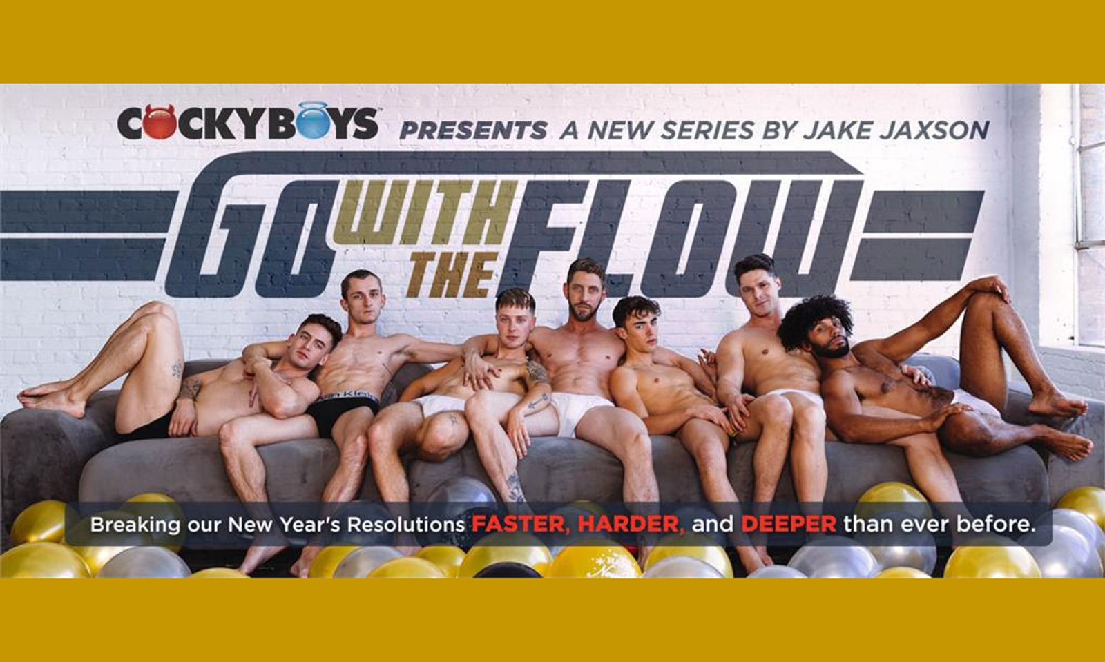 CockyBoys Debuts New Series by Jake Jaxson, 'Go With The Flow'