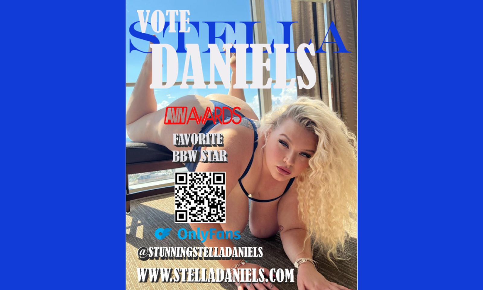 Stella Daniels Nominated for Favorite BBW Star at AVN Fan Awards