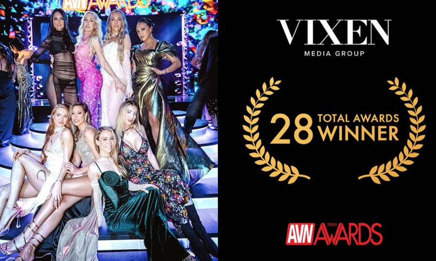 Vixen Media Group Takes Top Honors at AVN Awards