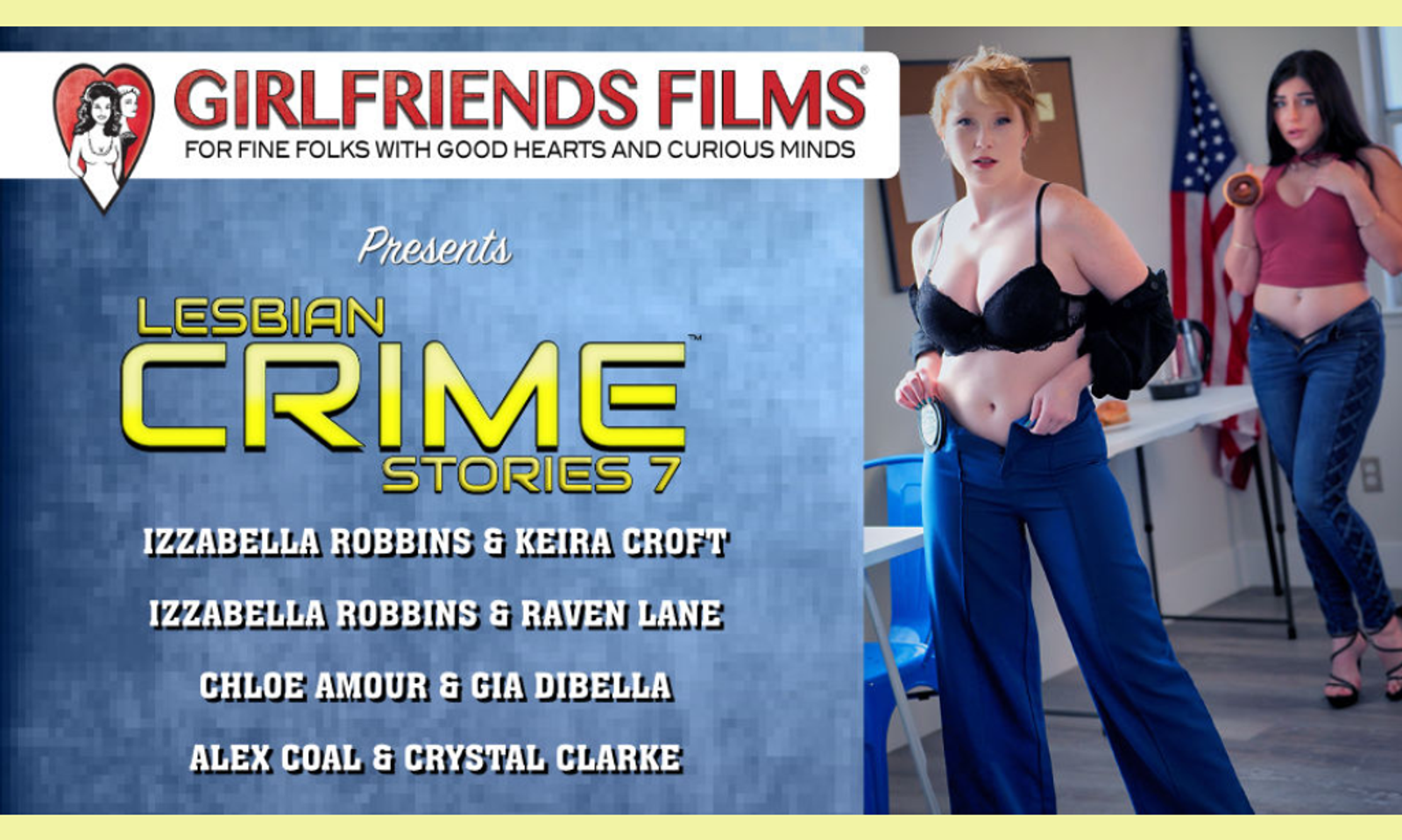 Girlfriends Films Announces 'Lesbian Crime Stories 7'