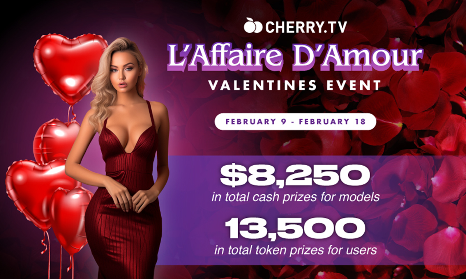 Cherry.tv to Launch 'L'Affaire D'Amour' Valentine's Contest