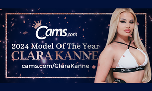 Clara Kanne Crowned 2024 Cams.com Model of the Year