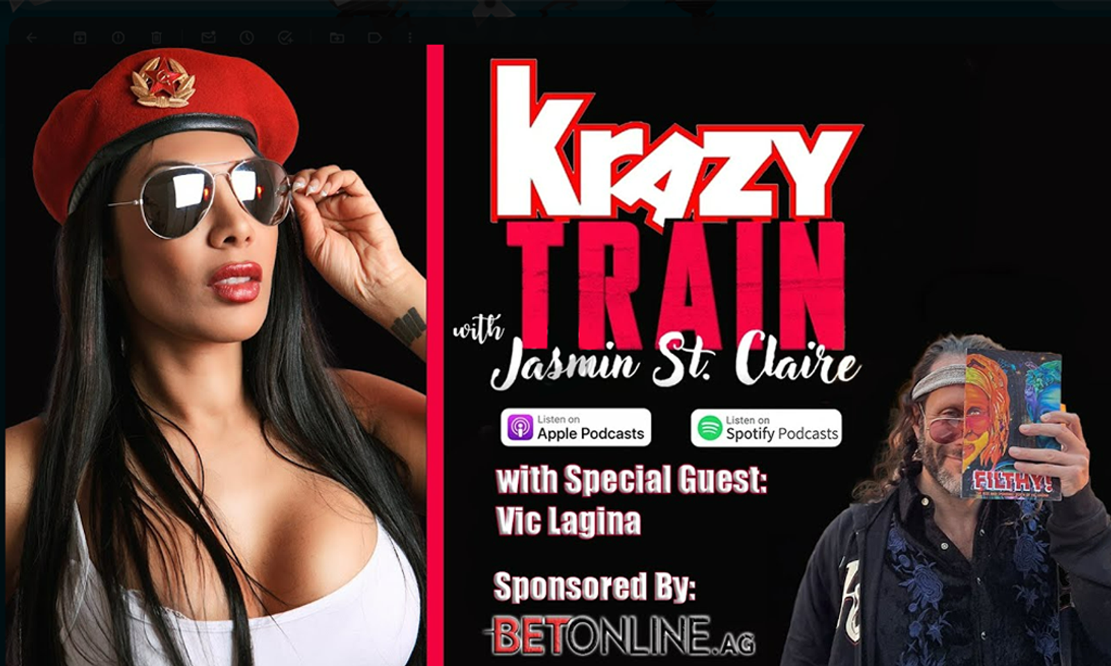 Jasmin St. Claire Welcomes Director Vic Lagina to 'Krazy Train'