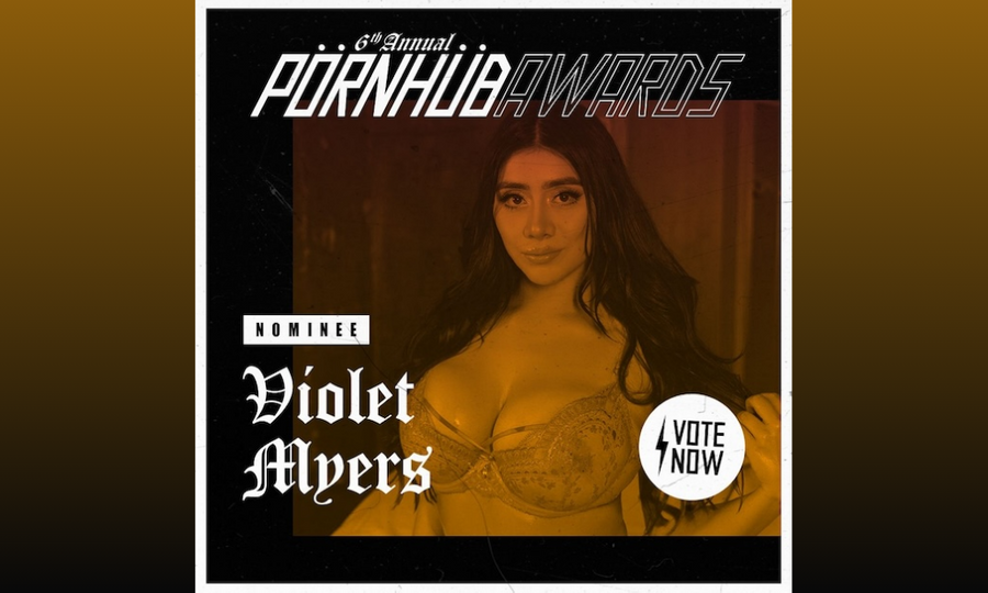 Violet Myers Scores Five Pornhub Awards Nominations