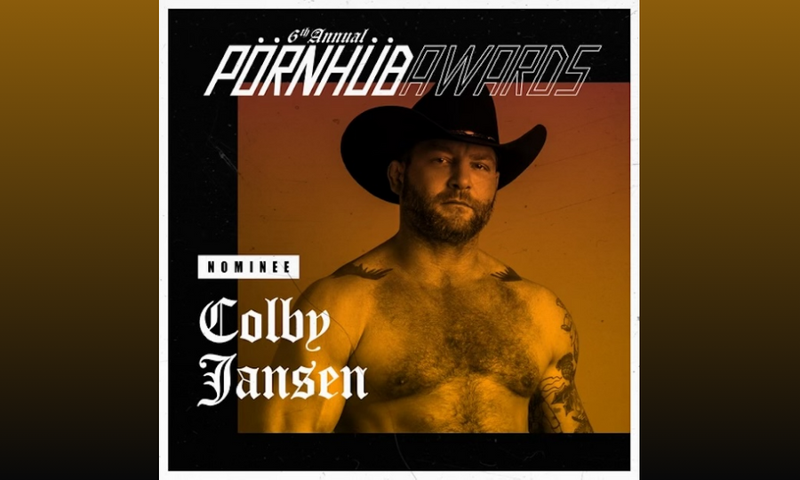 Colby Jansen Nominated for 2024 Pornhub Top Daddy Performer Award