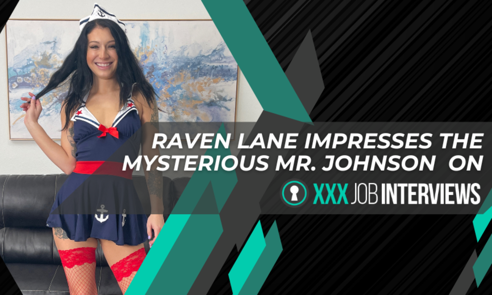 Raven Lane Stars in New Scene for XXXJobInterviews.com