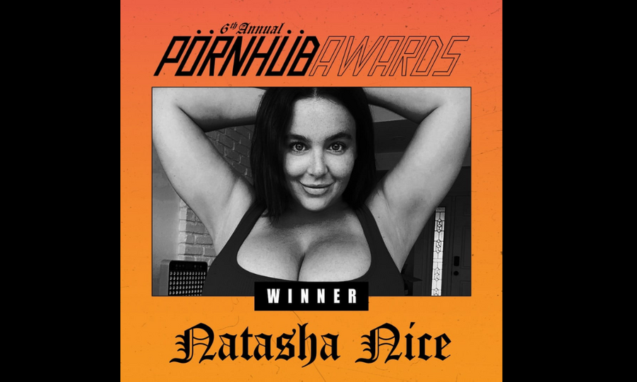 Natasha Nice Wins Top Big Tits Performer at 2024 Pornhub Awards