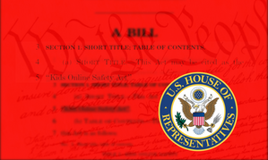 KOSA Companion Bill Introduced in U.S. House of Representatives