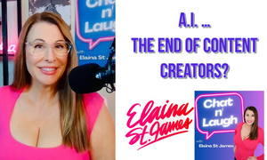Elaina St. James Drops AI Episode on 'Chat N Laugh' Podcast