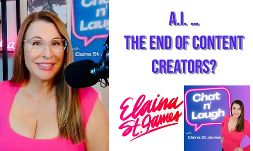 Elaina St. James Drops AI Episode on 'Chat N Laugh' Podcast