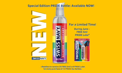 Swiss Navy’s New Pride Bottle Is Now Shipping