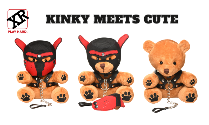 XR Brands Releases New Plush BDSM Teddy Bear