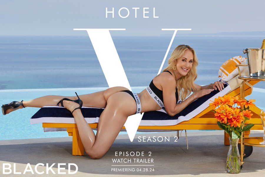 Brandi Love Joins Three-Way in Blacked's 'Hotel Vixen'