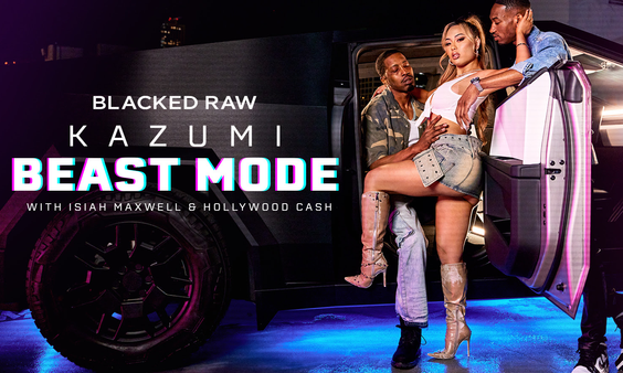 Kazumi Performs 1st Anal & D.P. in Blacked Raw Scene 'Beast Mode'