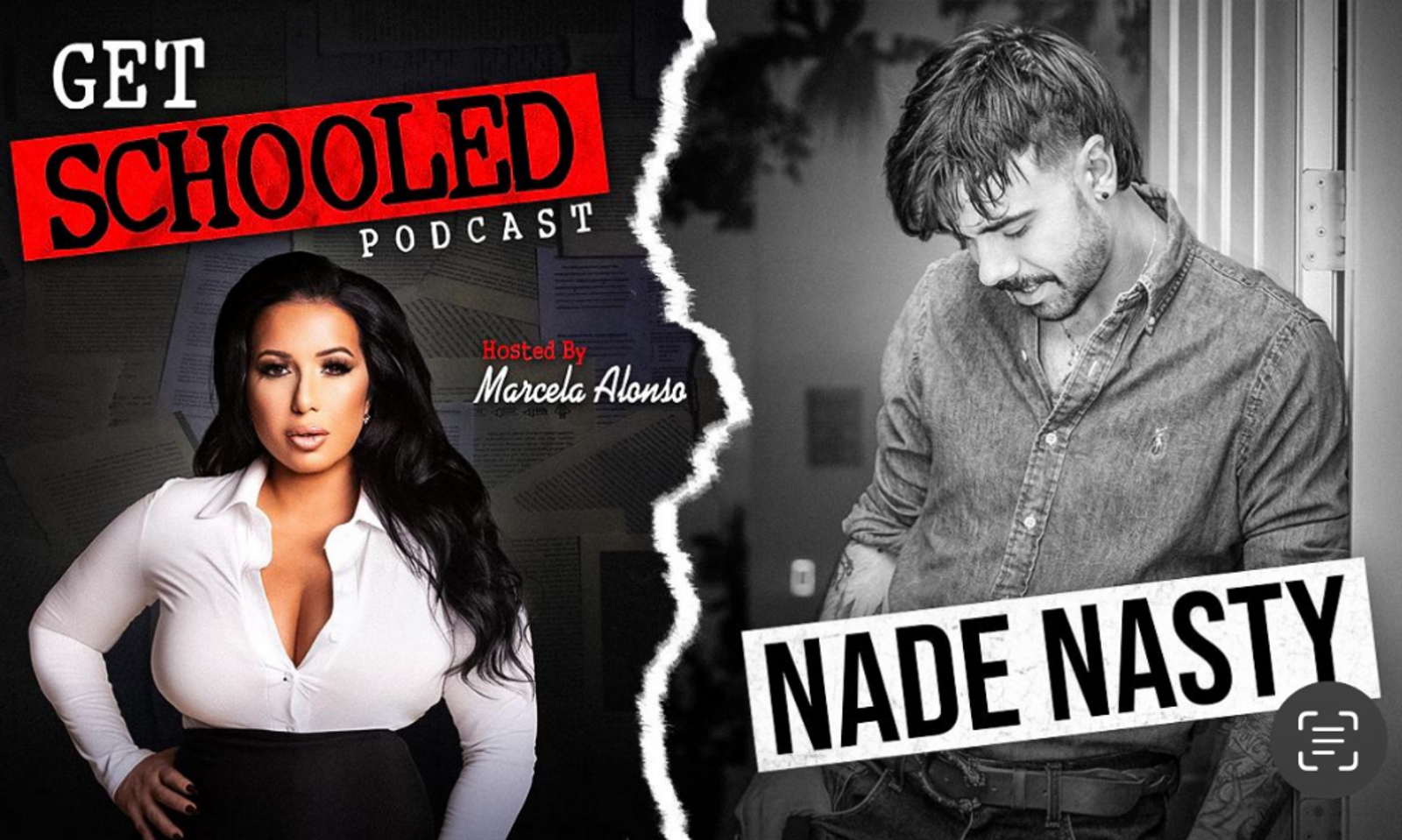 Nade Nasty Guests on Marcela Alonso's 'Get Schooled' Podcast