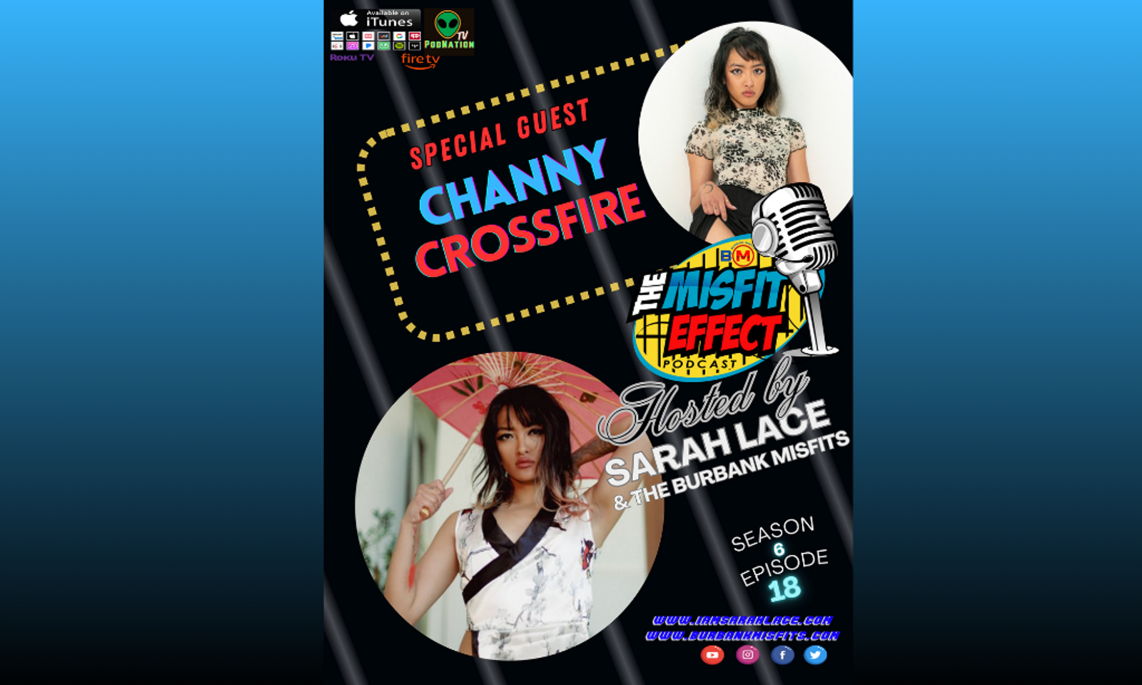 Channy Crossfire Appears on the 'Misfit Effect' Podcast