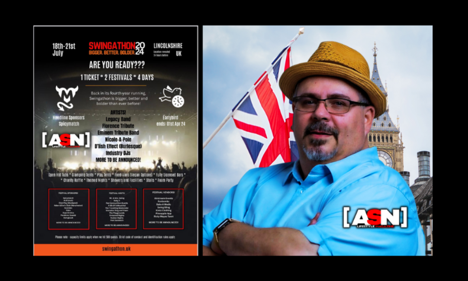 ASN Entertainment LLC CEO Michael Ramos Goes to UK's Swingathon