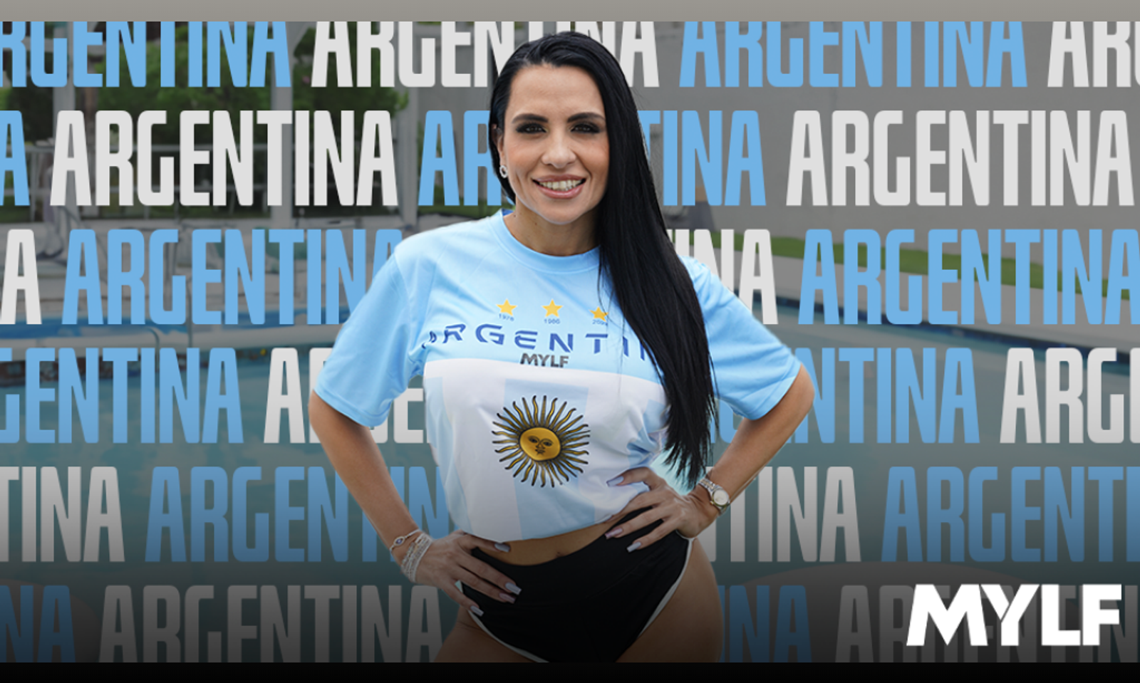 Sandy Love Shows Her Support for Copa America Team With MYLF